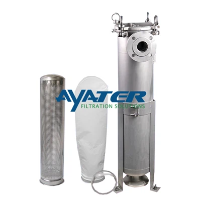 Single Bag Filter Housing