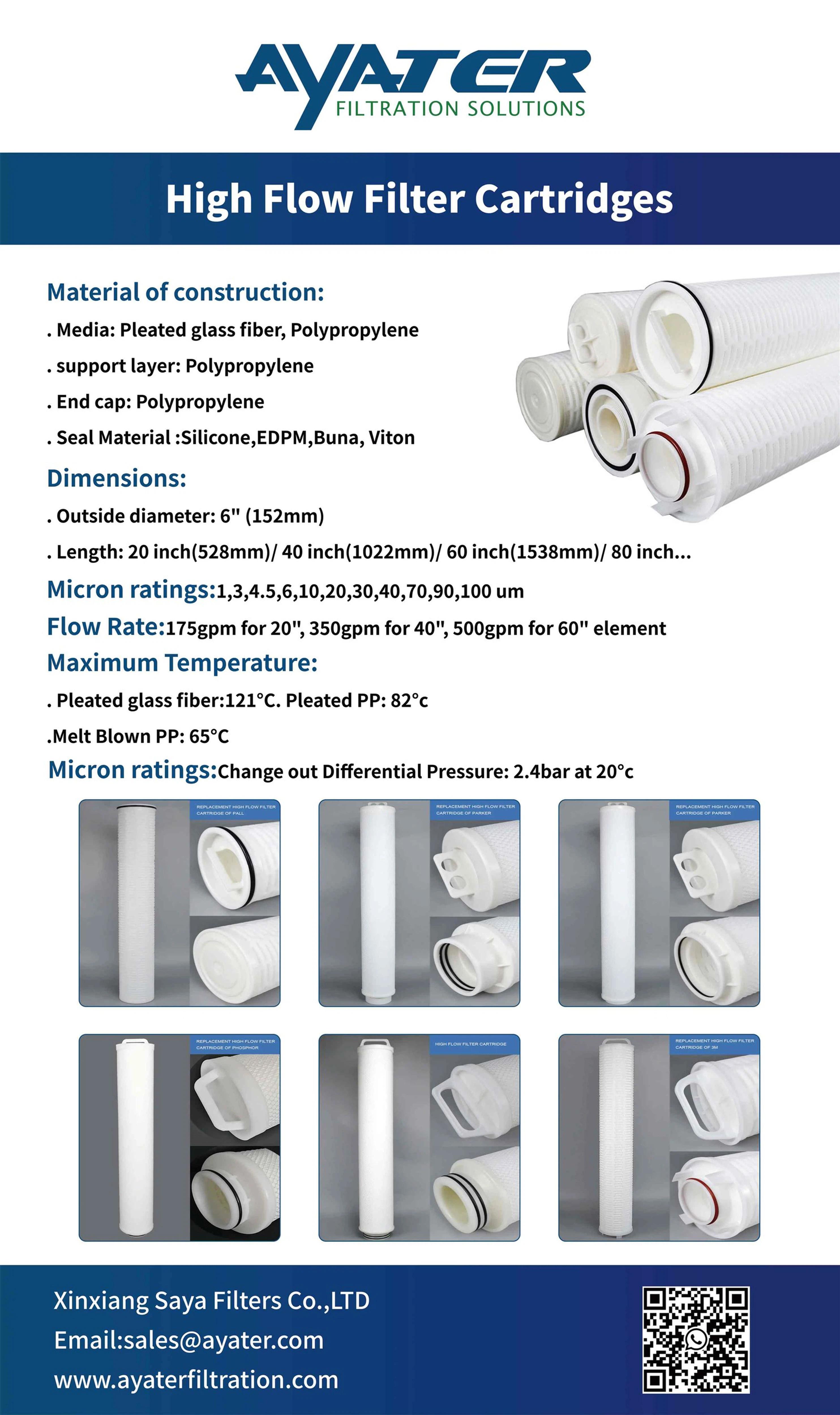 AYATER ensures every filter element meets global standards AYATER ensures every filter element meets global standards